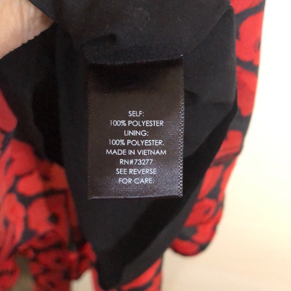JW Jason Wu Red Poppy Dress XXL - Picture 7 of 8